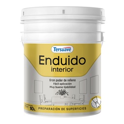 [TEI10] Enduido Plástico Interior 10 L Tersuave