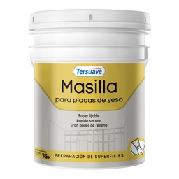 [24909] Masilla Para Placas de Yeso 16 Kg Tersuave