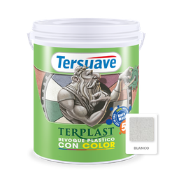 [7798018560670] Terplast Revoque Plástico Tersuave 5 Kg