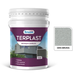 [10489] Terplast Revoque Acrilico Gris Bruma 25 KG