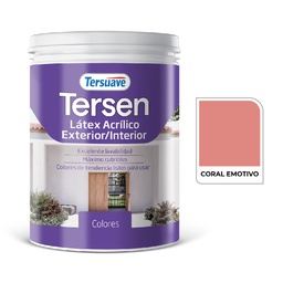 [9375] Latex Exterior-Interior Tersen Coral Emotivo 1 L