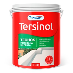 [3747] Tersinol Techo Sin Fibra Impermeab Tersuave 4 KG